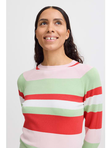 b. young Strickpullover langarm BYMMORLA Tight fit in Roseate Spoonbill Mix