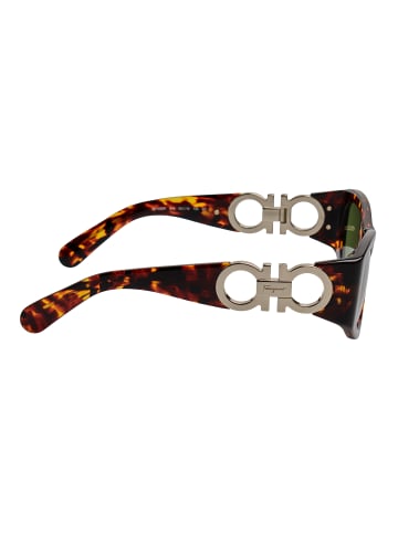Salvatore Ferragamo Sonnenbrille in Brown