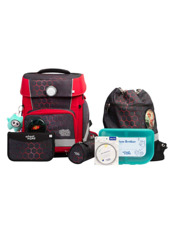 SCHOOL-MOOD Champion Maxx Pro Mila Schulranzen-Set 7-teilig in Drache