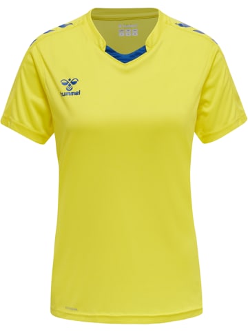 Hummel Hummel T-Shirt Hmlcore Multisport Damen Atmungsaktiv Schnelltrocknend in BLAZING YELLOW/TRUE BLUE