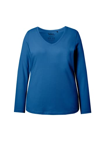 Ulla Popken Shirt in klassisch tintenblau