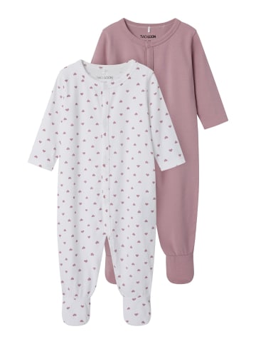 TWO SOON 2er-Pack Pyjama Set in Lilas