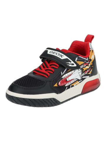 Geox Sneaker in Schwarz/Rot