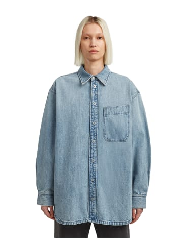 G-Star Raw Maxi 1-Pocket Overshirt sun faded pacific blue