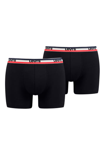 Levi´s BoxershortsLEVIS Men Sprtswr Logo Boxer 2Pin200 - black