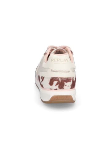 Replay Sneaker Yard W Pony in Weiß Braun