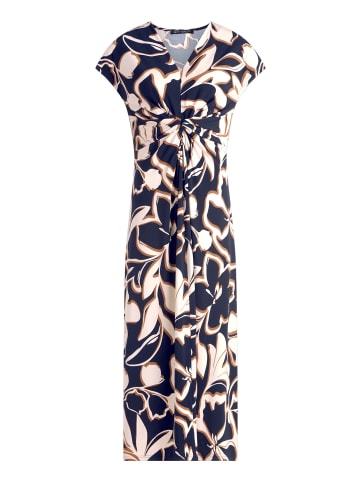 Betty Barclay Midikleid mit Raffung in Dark Blue/Brown