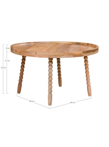 ebuy24 Couchtisch Jasper Holz 60 x 60 cm