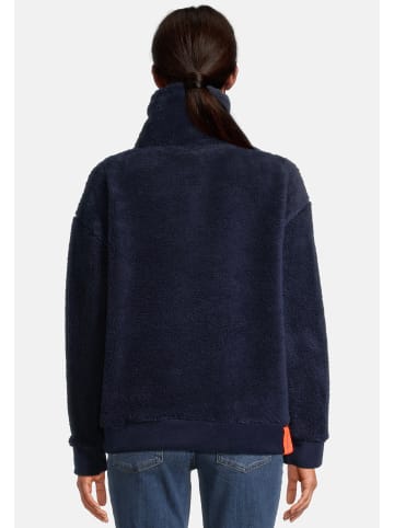 Salzhaut Fleecepullover für Damen in blau