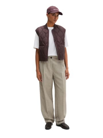 Marc O'Polo Steppweste MOP x Function in Black Cherry