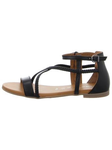 Tamaris Riemchensandalette in schwarz