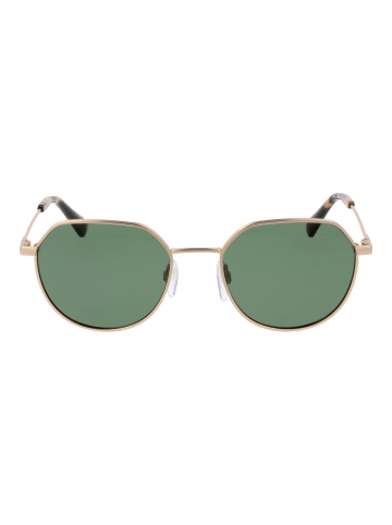 Bulget Frauen Sonnenbrille Panto Gold