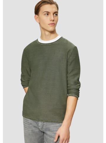 QS Strickpullover langarm in Olive