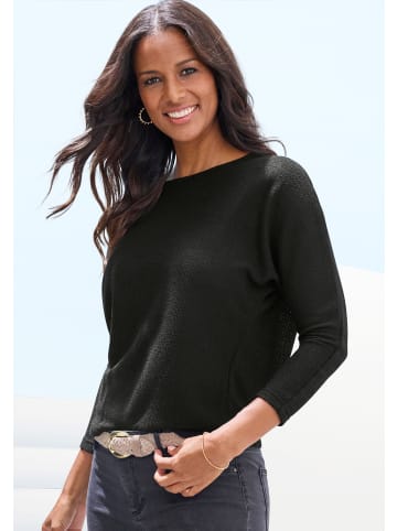 Vivance Langarmshirt in schwarz