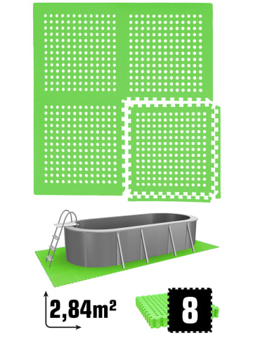 eyepower 8 Poolmatten 62x62cm in Grün