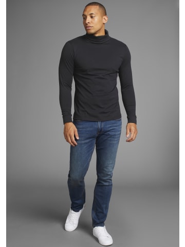 Bruno Banani Rollkragenshirt in schwarz