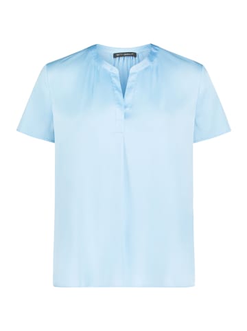 Betty Barclay Satin-Bluse kurzarm in Powder Blue