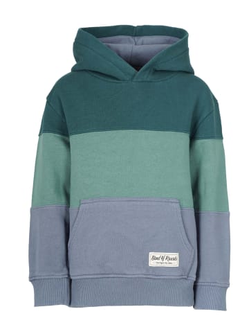 Band of Rascals Kapuzenpullover " 3C Block " in racing-green-dove-blue