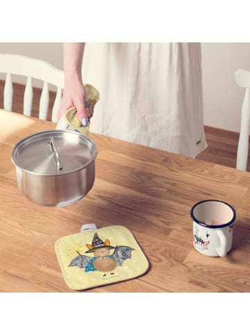 Mr. & Mrs. Panda Topflappen Fledermaus Zauberer ohne Spruch in Gelb Pastell