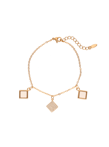 NAEMI Women Bracelet in Rose Gold White