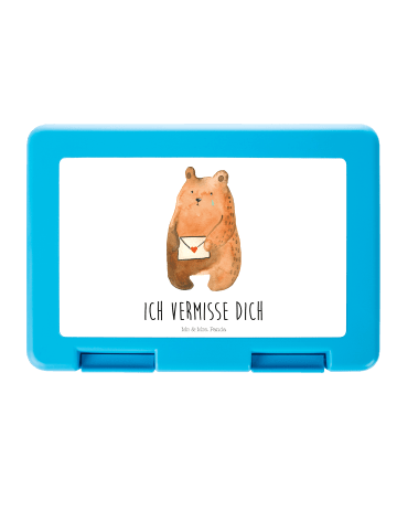 Mr. & Mrs. Panda Bentobox Bär Vermissen mit Spruch in Weiß