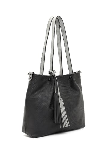 EMILY & NOAH Shopper Bag in Bag Surprise in black grey