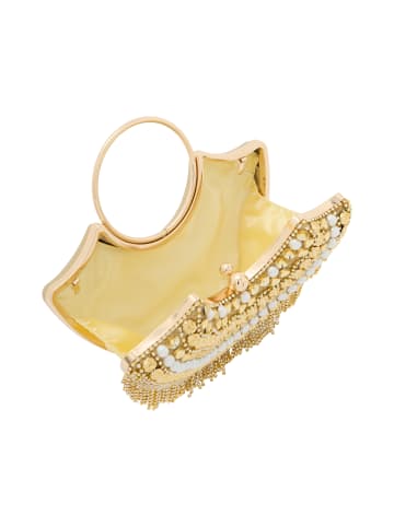 faina Women Minaudière in Beige