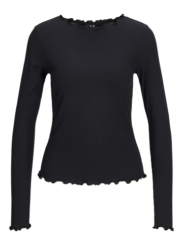 JJXX Langarm-T-Shirt in Black