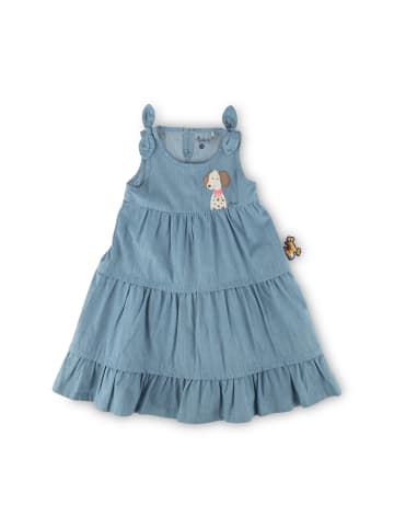 Sigikid Chambray-Kleid Funny Dog in Blau