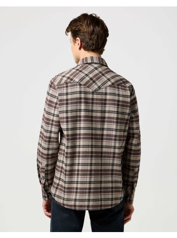 Wrangler Langarmhemd Western in Rich Black