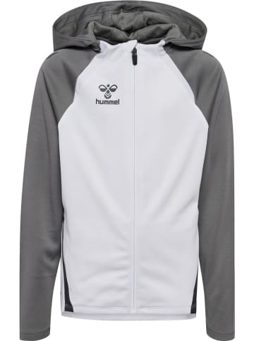 Hummel Kinder Trainingsjacke "Lead 2.0 Zip Hoodie" in Weiß