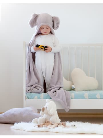 Barine Babydecke Elephant Fleece in Grau