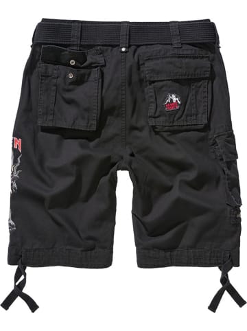 Brandit Short "Iron Maiden" in Schwarz