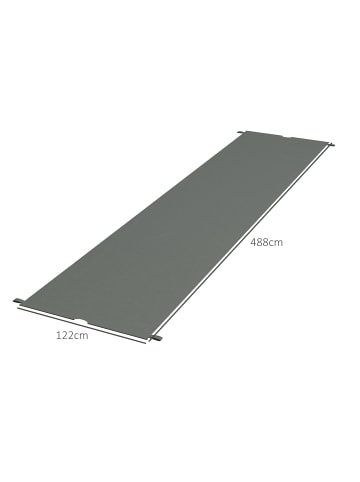 Outsunny Ersatzdach 488L x 122B cm Dunkelgrau
