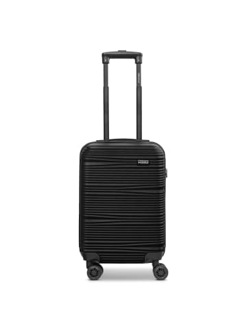Redolz Essentials 16 CABIN 4-Rollen Kabinentrolley 55 cm slim in black