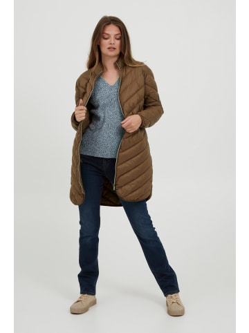 Fransa FRBapadding regular fit in Gold Brown