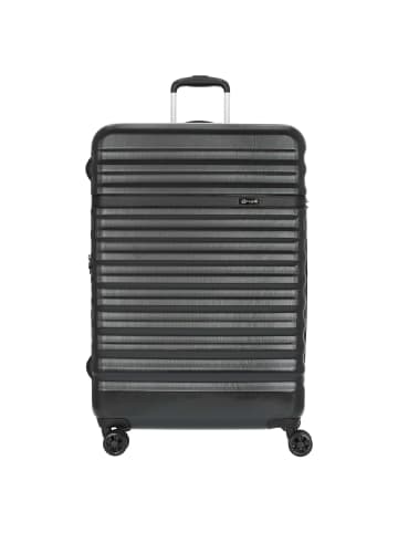 Bugatti Corium 4-Rollen-Trolley 75 cm (gold) in schwarz