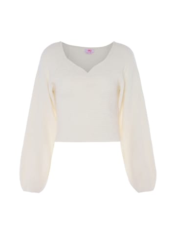 myMo Damen Pullover in WOLLWEISS