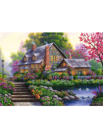 Ravensburger Ravensburger Puzzle 1.000 Teile Romantisches Cottage in bunt