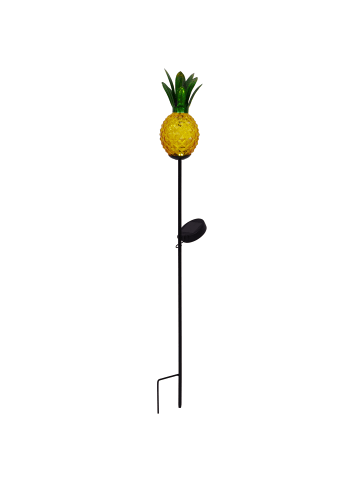 näve LED Solarleuchte "ANANAS" in orange - (L)10 cm x (B)10 cm x (H)81 cm