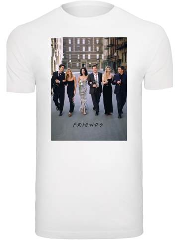 F4NT4STIC T-Shirt FRIENDS TV Serie Flowers in weiß