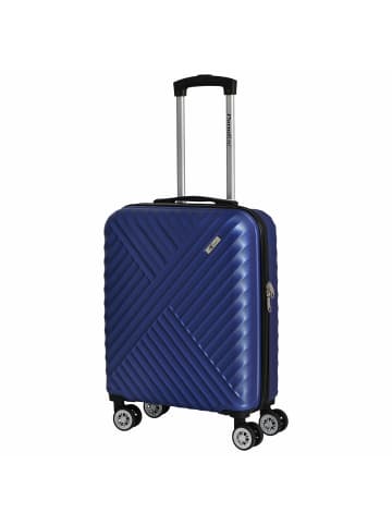 Paradise by CHECK.IN Kingston - 4-Rollen-Kabinentrolley 55 cm (lila) in blau