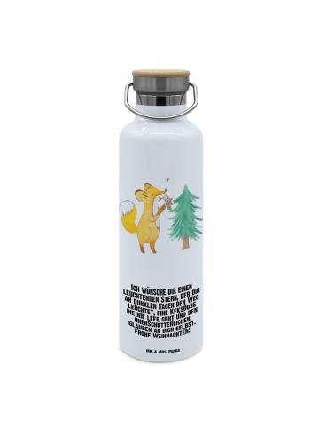 Mr. & Mrs. Panda getränkebehälter Fuchs  Weihnachtsbaum mit Spruch in Weiß