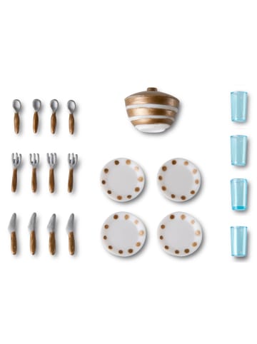 Lundby Puppenhauszubehör Tafelservice in multicolor