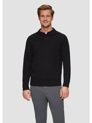 s.Oliver Strickpullover langarm in Schwarz