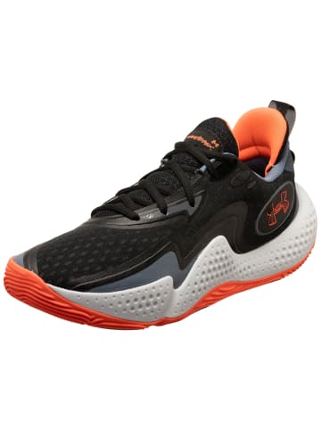 Under Armour Basketballschuh Spawn 5 in schwarz / orange