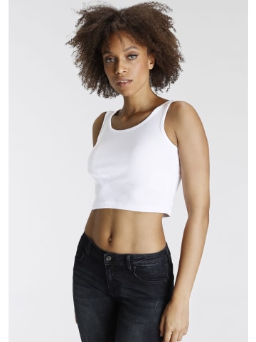 FLASHLIGHTS Crop-Top in schwarz, weiß