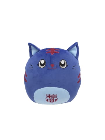FC Barcelona Plüschkatze 30x30cm Kuscheltier mit Vereinswappen