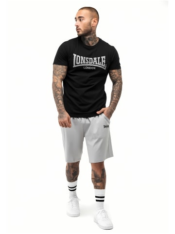 Lonsdale Trainingsanzug "Moy" in Schwarz