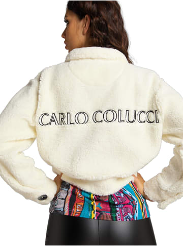 Carlo Colucci Sweatjacke Dallavalle in Weiß